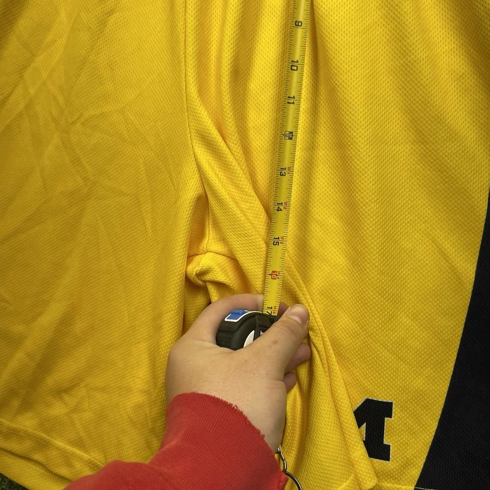Michigan Wolverines Adidas Shorts Mens Extra Large Team Issued Basketball Y2K